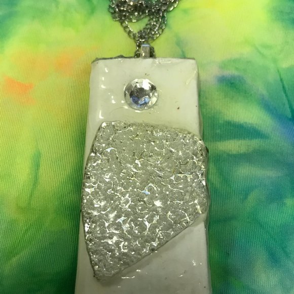 Reversible Exclusive Rare Unique Vintage One of a Kind Handmade Necklace - Picture 4 of 16